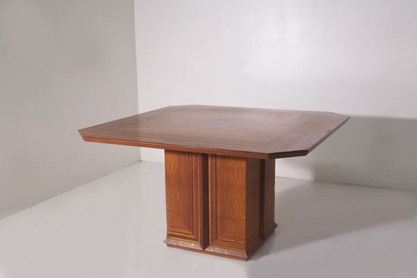 Luciano Frigerio - Dining table Paganini, label