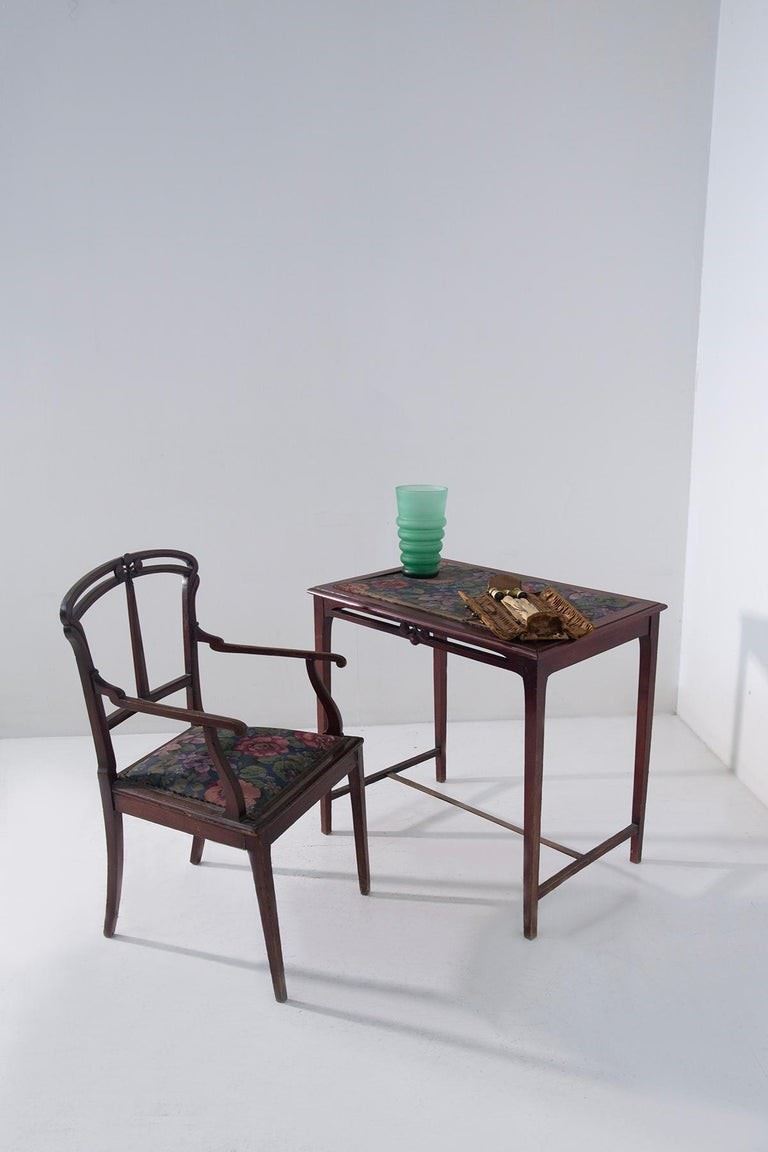 Carlo Zen - Set da studio Art Nouveau (scrivania e sedia)