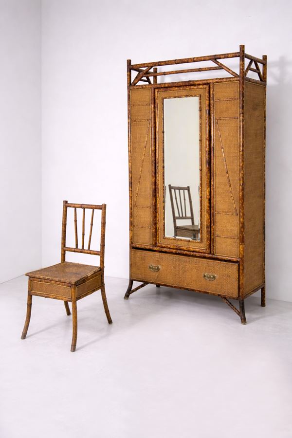 Manifattura Italiana - Armadio e sedia Bamboo