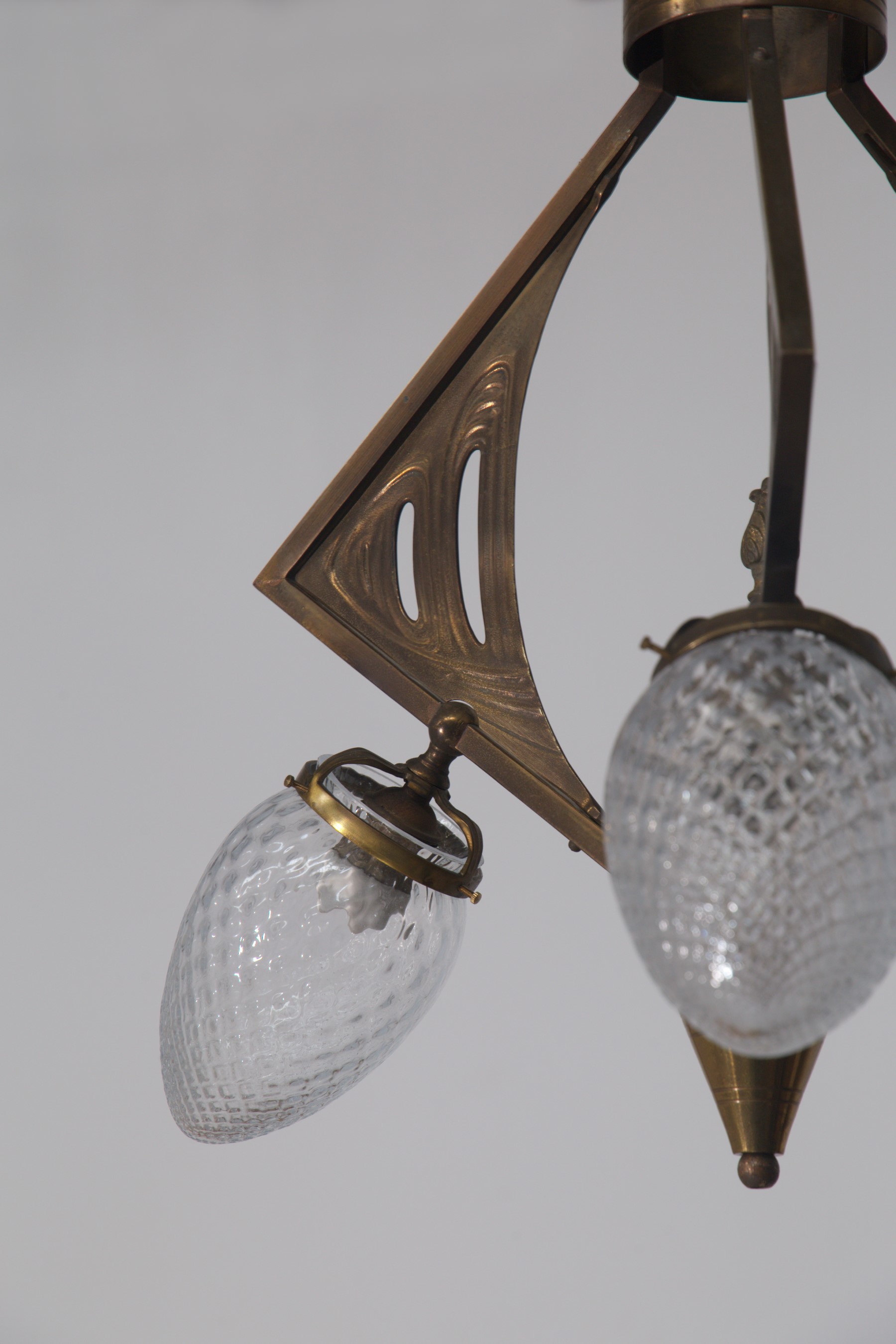 Manifattura Italiana - Lampadario Art Nouveau