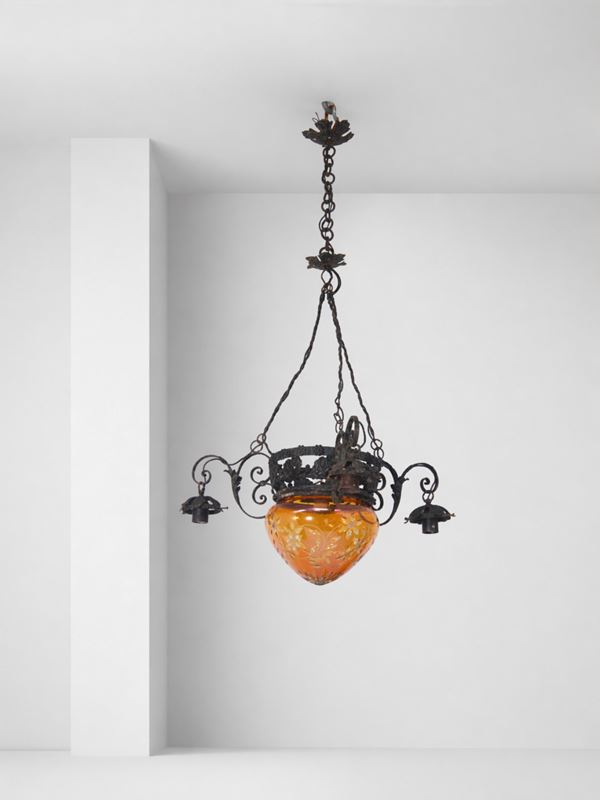 Manifattura Italiana - Art Nouveau chandelier