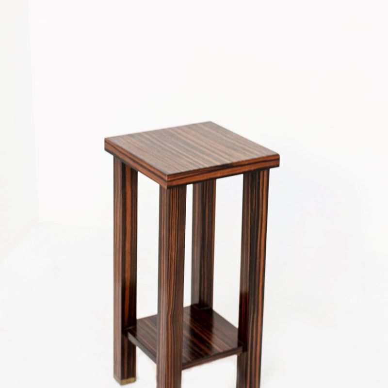 Gueridon in Legno e Ottone
