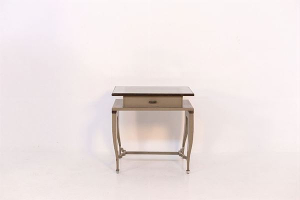 Gio Ponti - Tavolino Mobiletto portagioielli vintage in legno verde (Attr.)