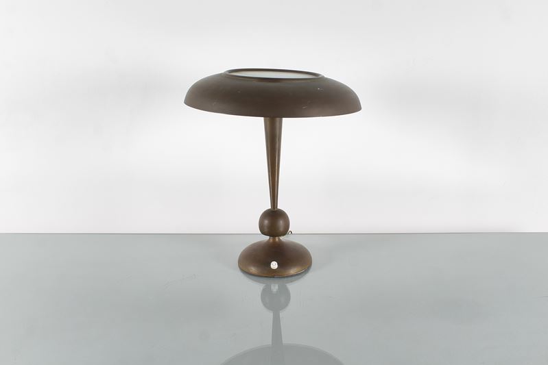 Lampada da tavolo Modello 143 di Oscar Torlasco per Lumi