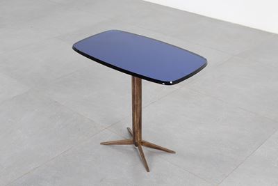 Tavolino mod. 2306 per Fontana Arte, vetro e ottone