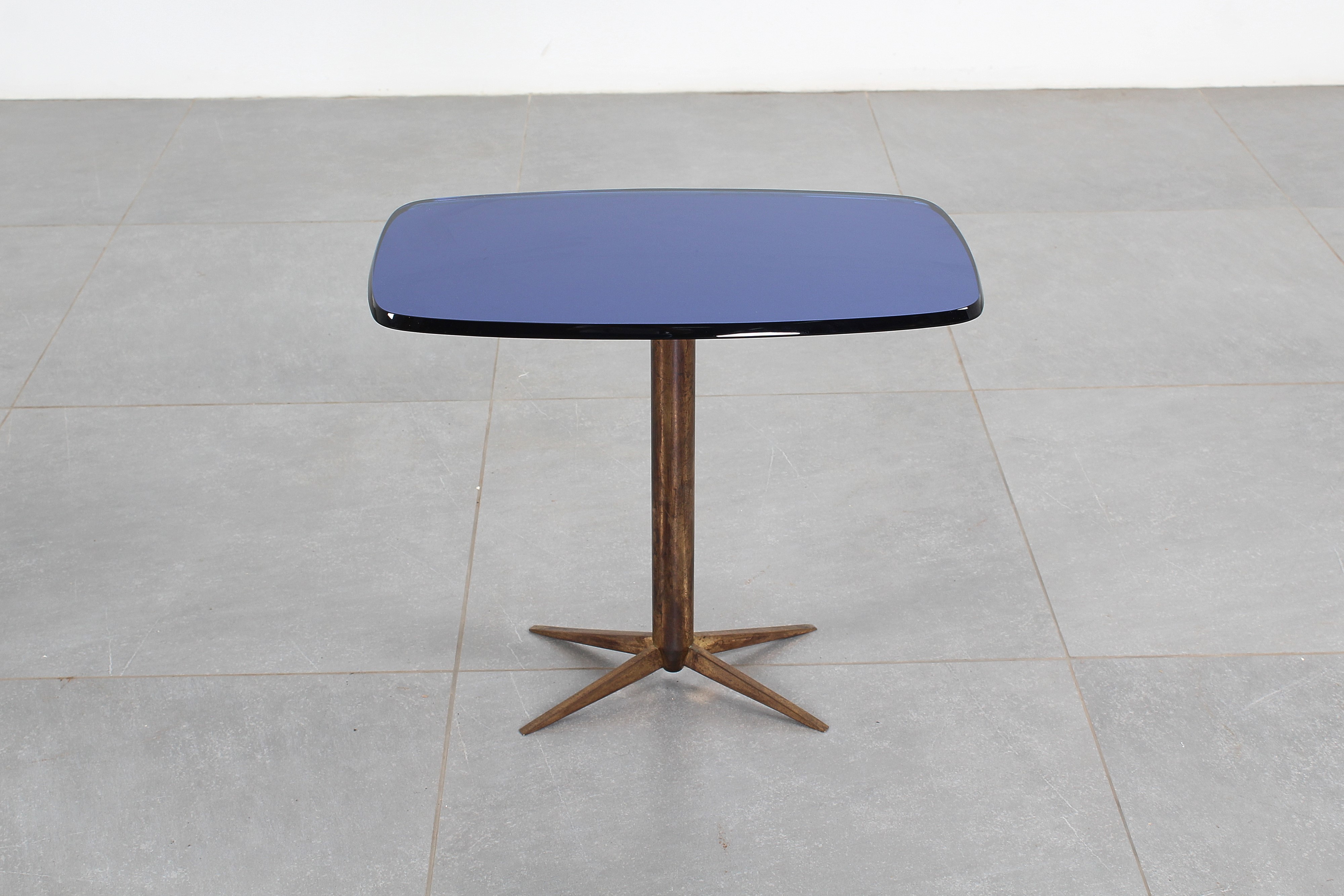 Max Ingrand - Tavolino mod. 2306 per Fontana Arte, vetro e ottone