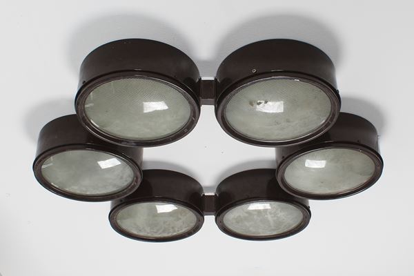 B.B.P.R. BANFI, BELGIOIOSO, PERESSUTTI, ROGERS - Lampada a soffitto di BBPR per Arteluce