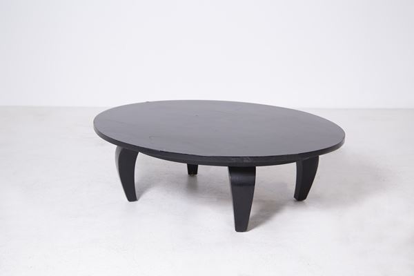 Manifattura Americana - Tavolino americano in legno nero