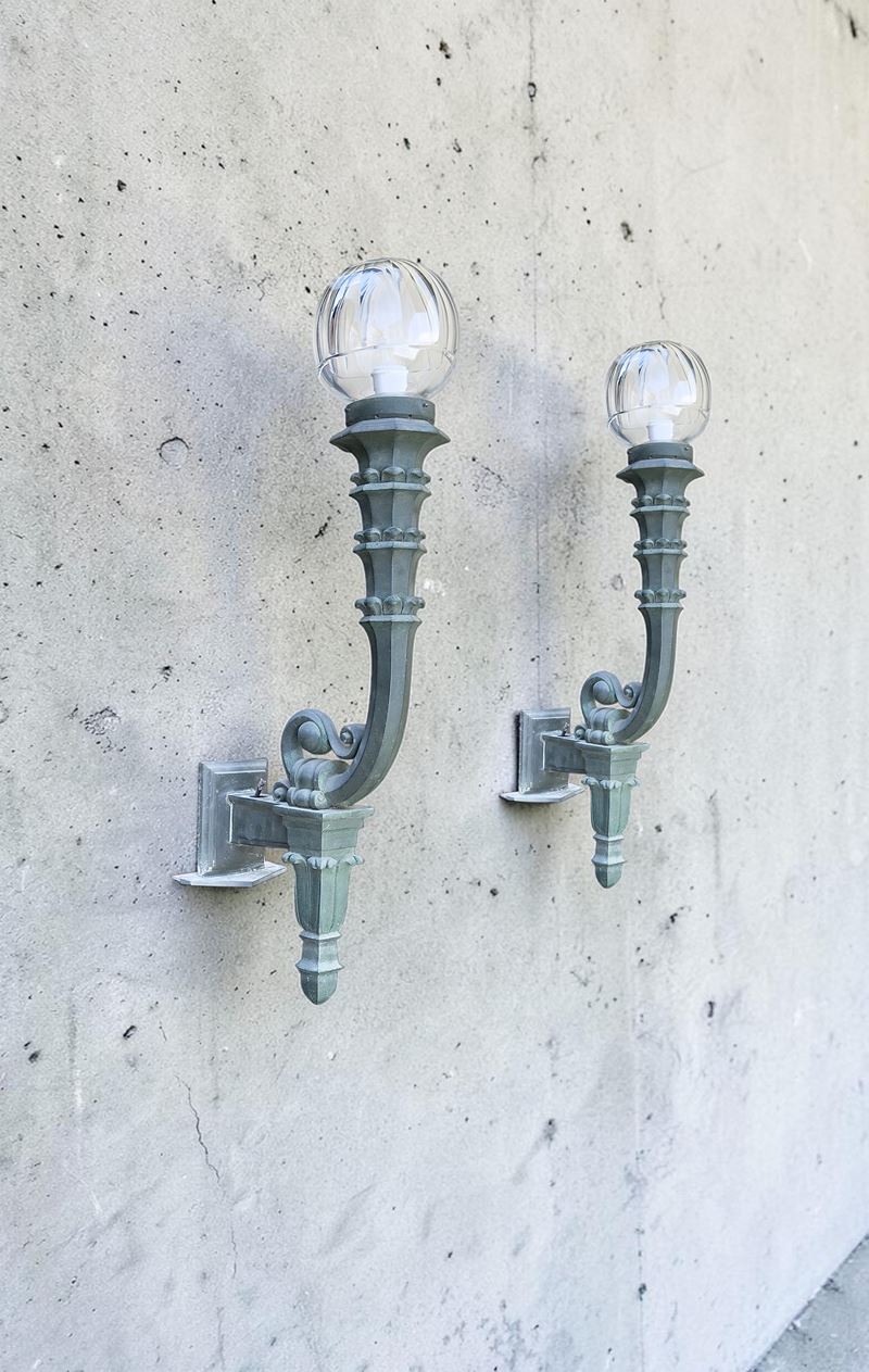 Coppia di applique da esterno