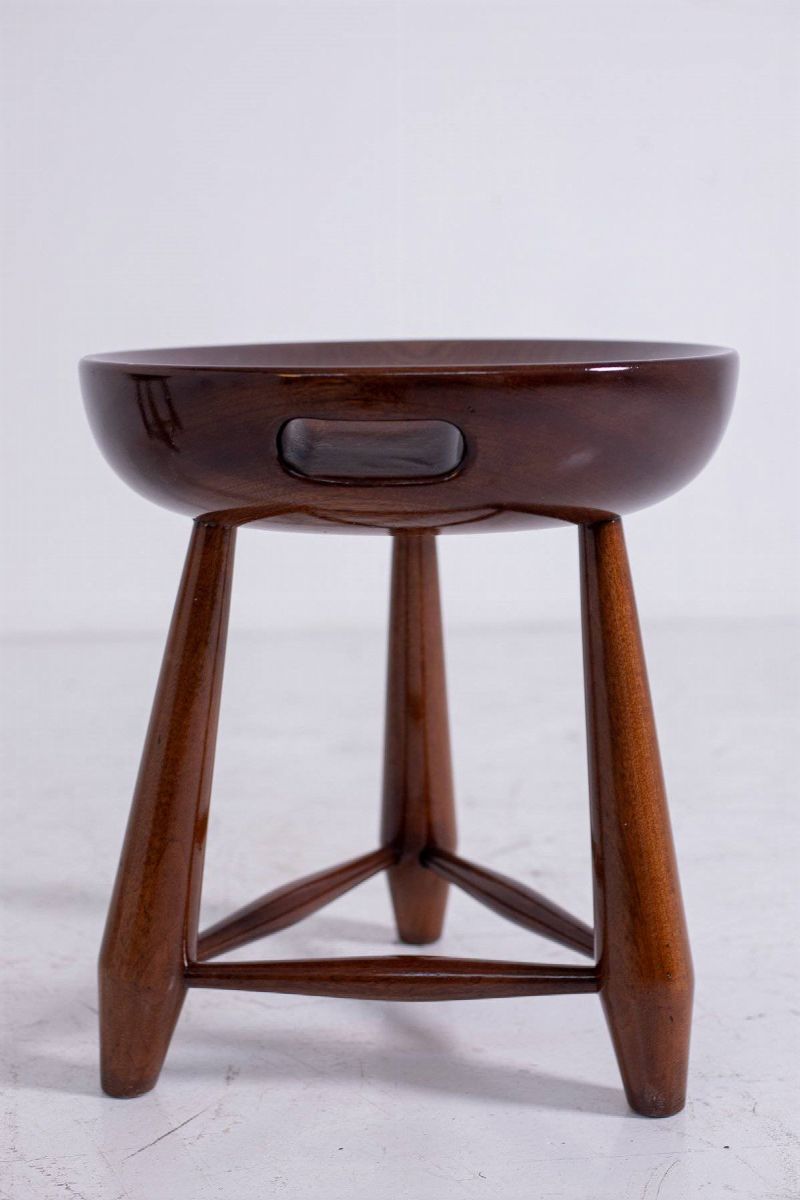 Pair of Sergio Rodrigues Model Mocho Stools