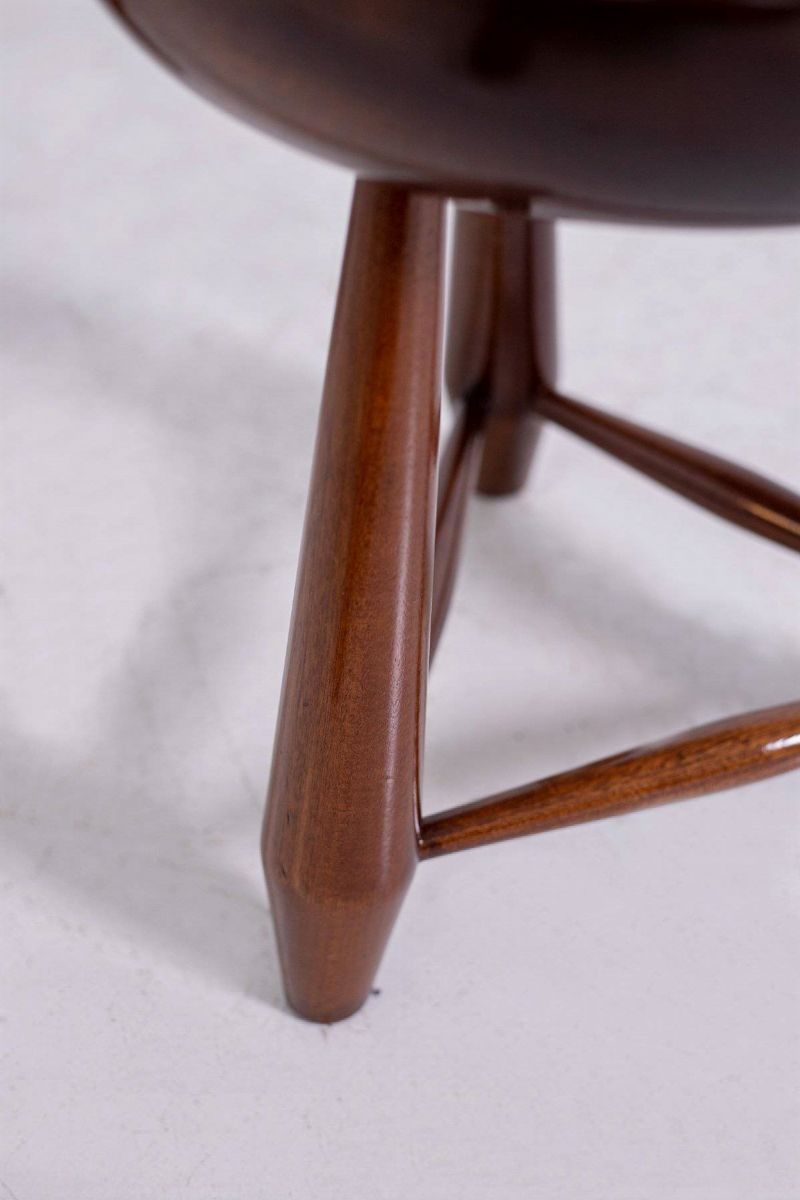 Pair of Sergio Rodrigues Model Mocho Stools