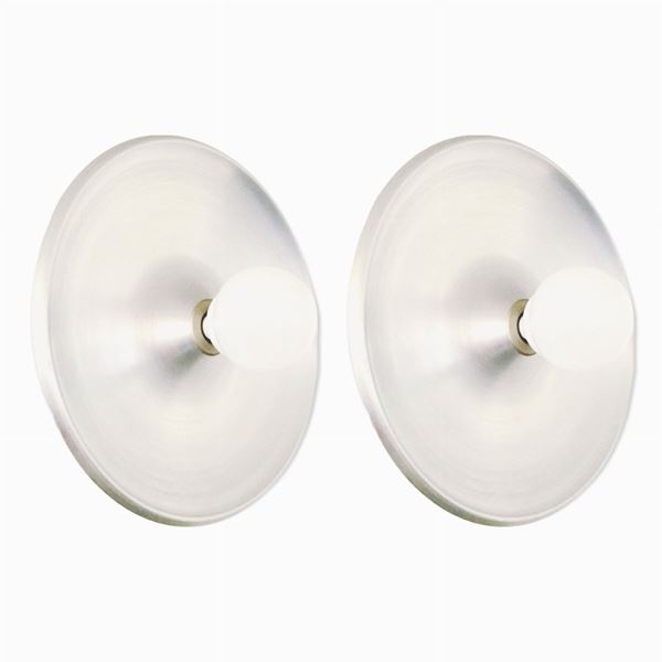 Gino Sarfatti - Pair of wall or ceiling lights, model no. 262