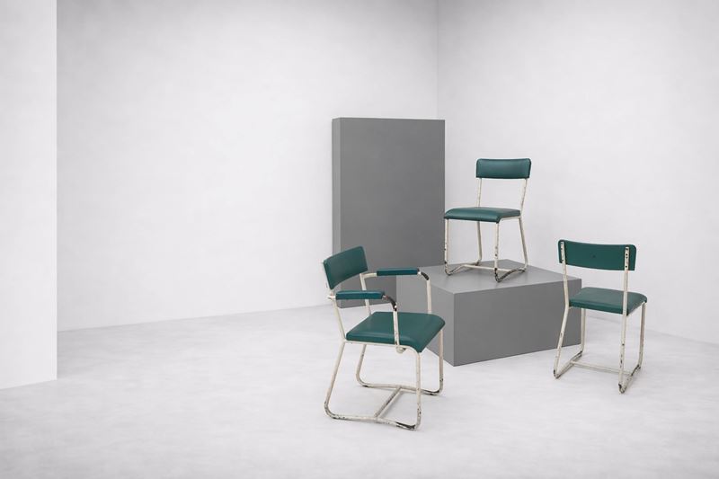 Gio Ponti - Set di Tre Sedie Attr.