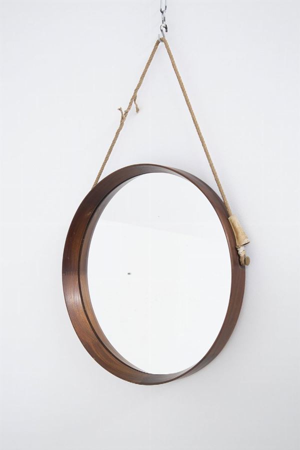 Carlo Graffi,Franco Campo - Italian Vintage Round Mirror