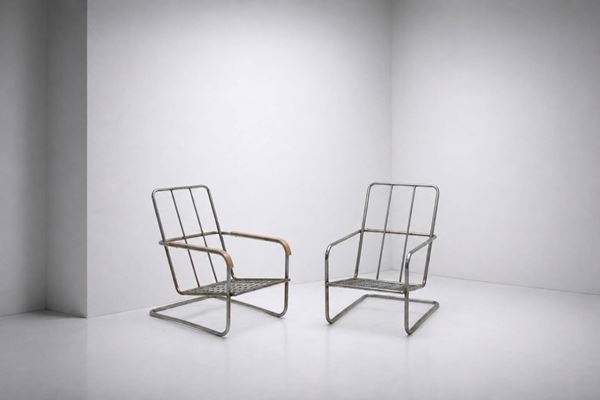 Columbus - Pair of armchairs