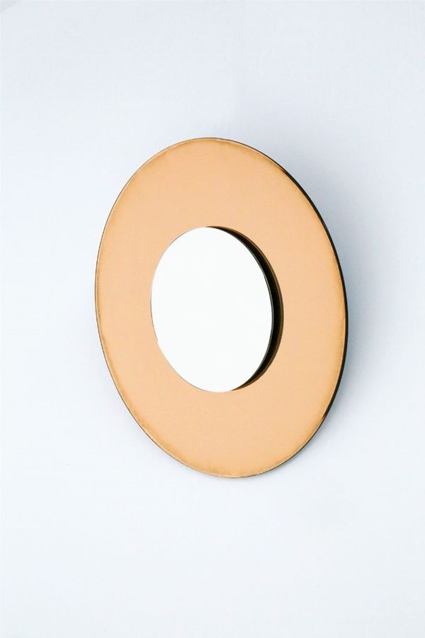 Contemporary Mirror in Style of Fontana Arte by Effetto Vetro