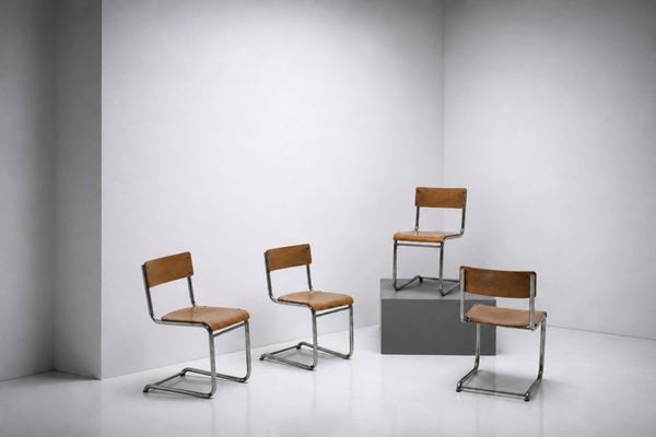Manifattura Italiana - set di quattro sedie