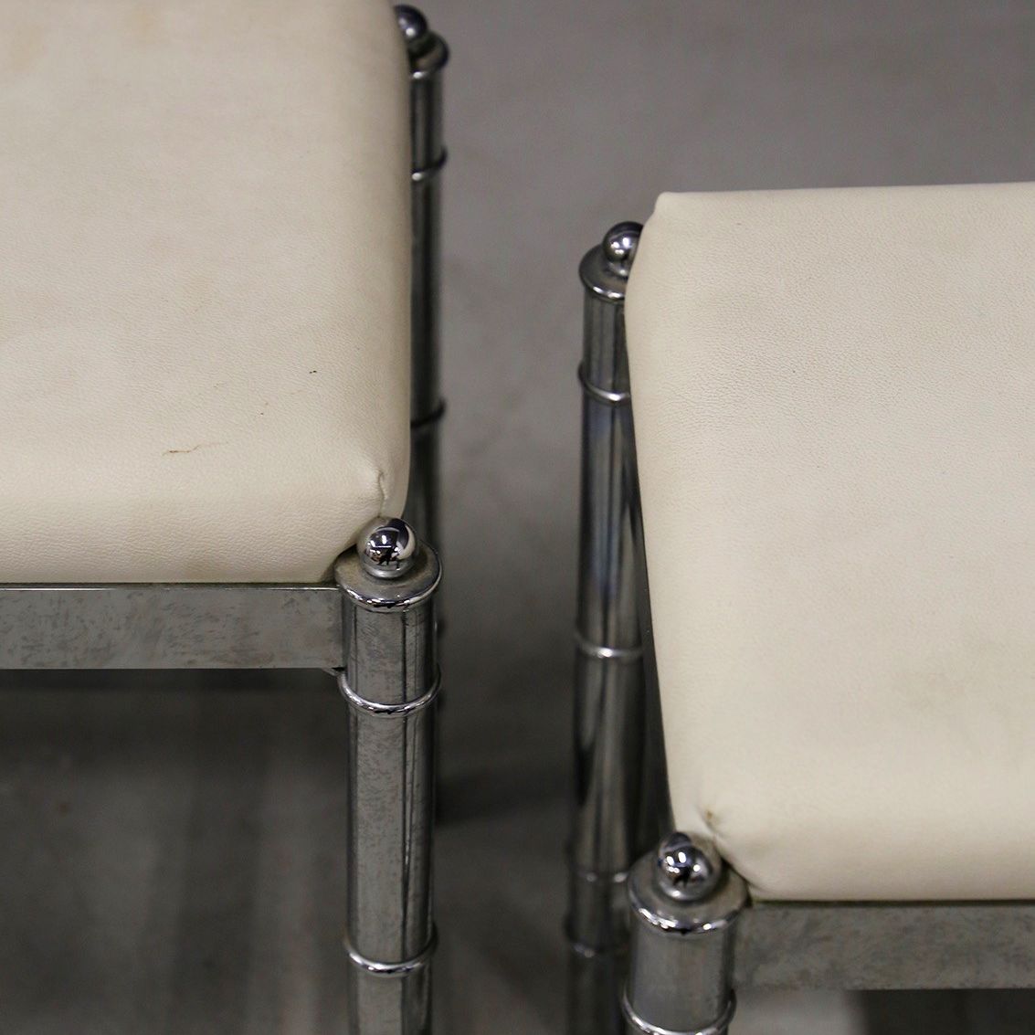 Coppia di sgabelli francesi in stile Art Deco
