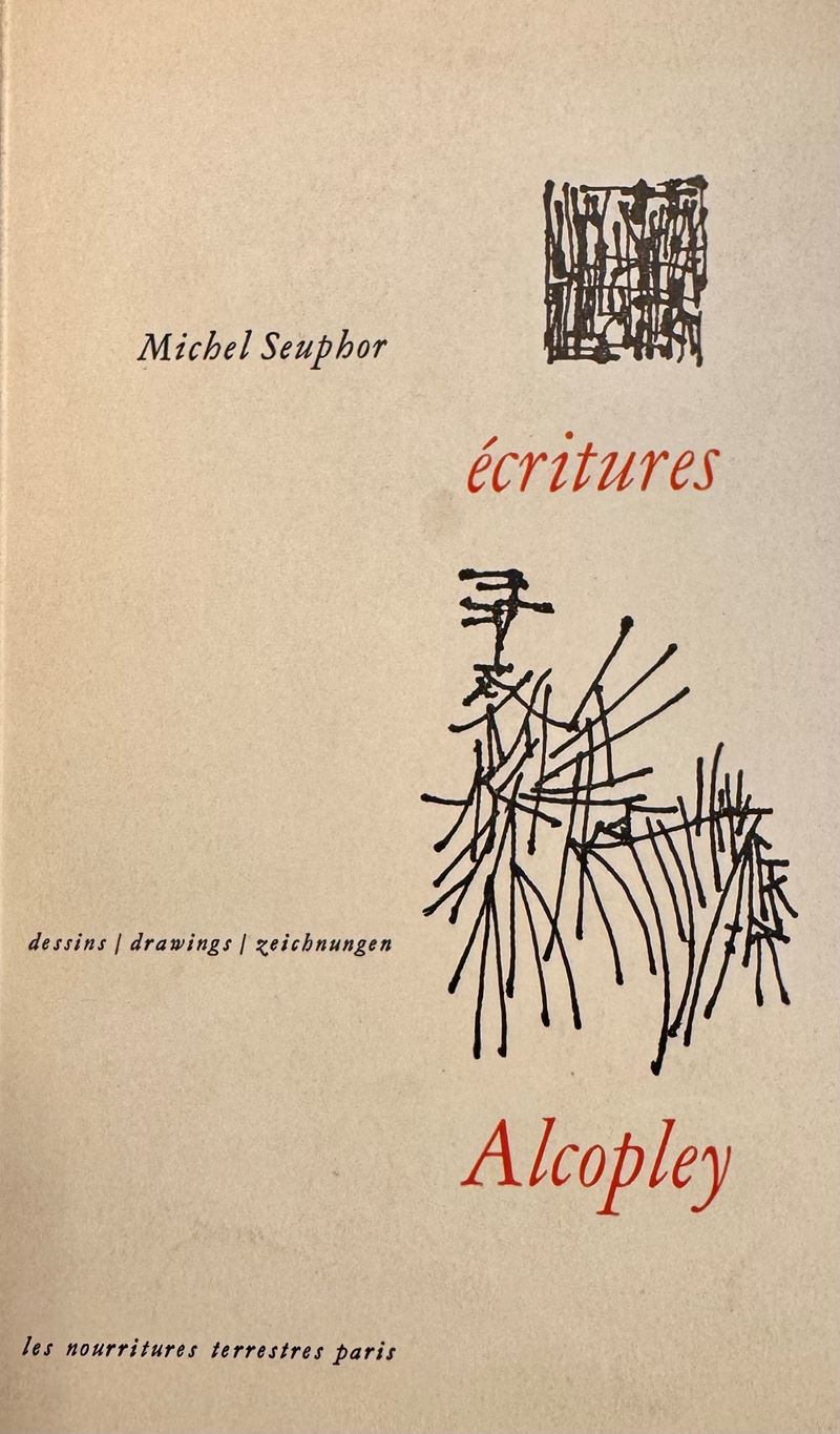 Écritures dessins d'Alcopley