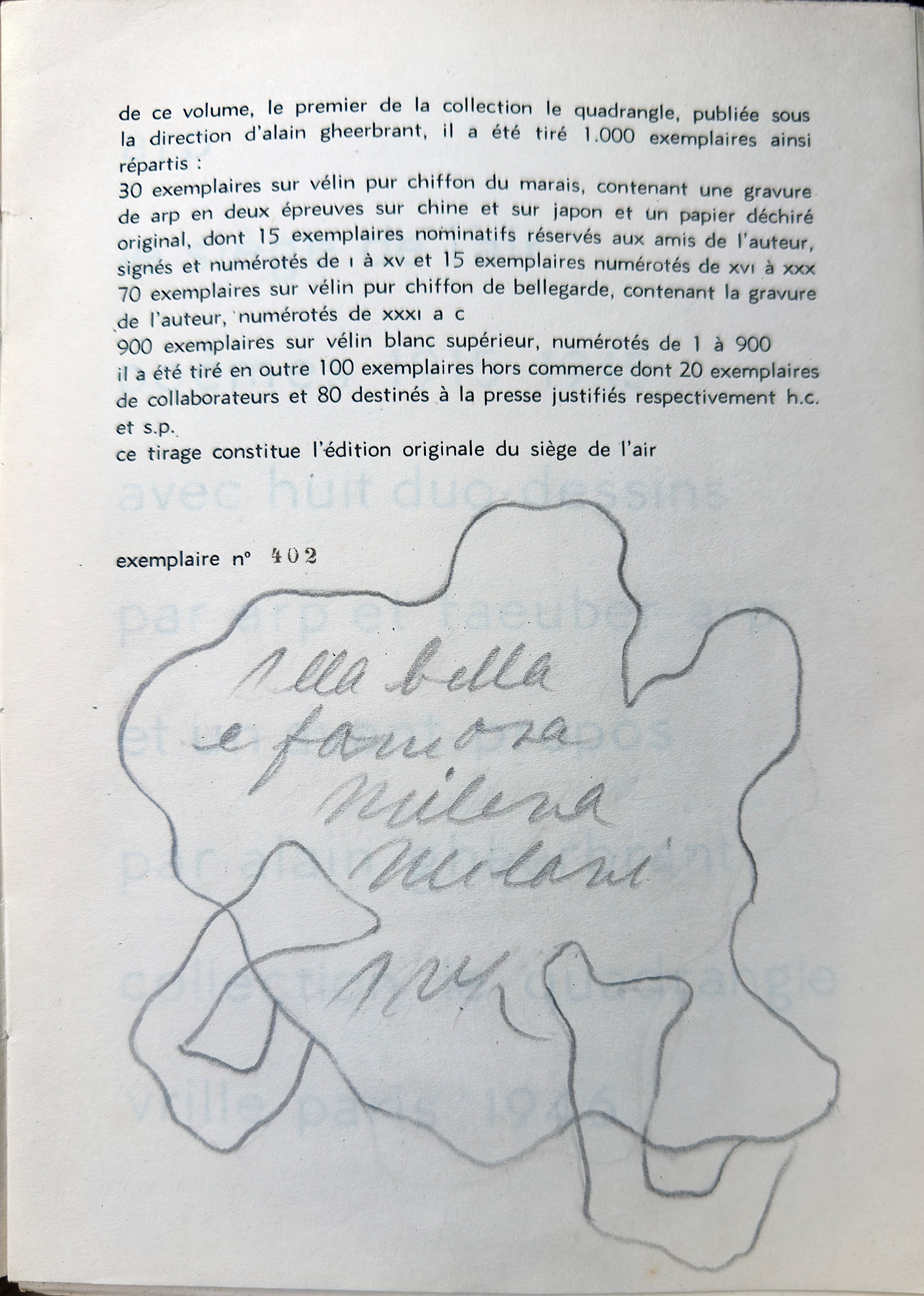Le Siège de l'Air. Poèmes 1915-1945