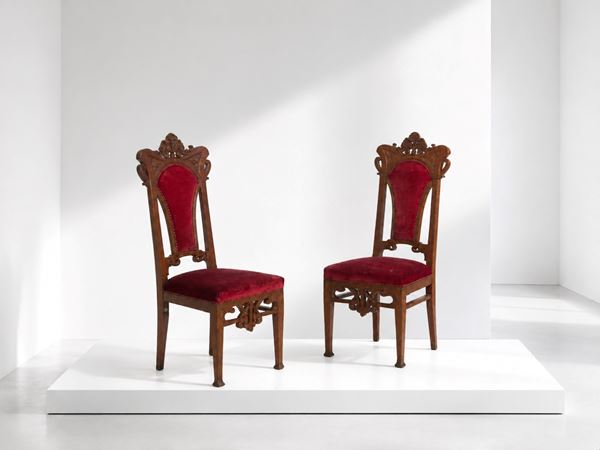 Manifattura Italiana - Pair of Italian Art Nouveau