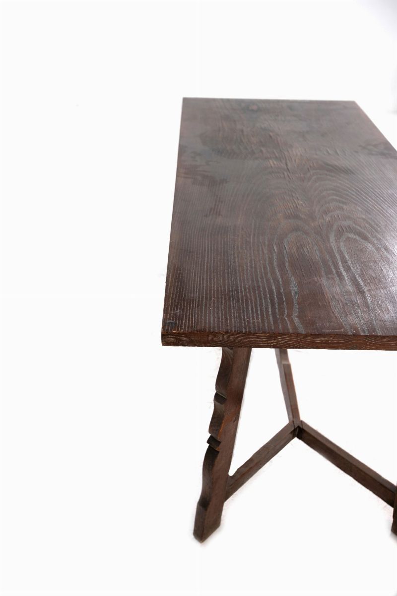 Tavolo da Pranzo Vintage Italiano in Legno