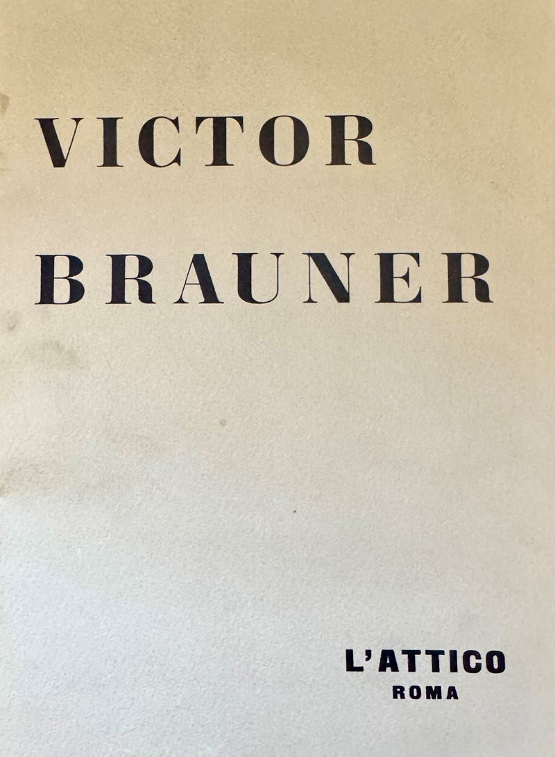 Catalogo di mostra, Victor Brauner (1939–1959). Dipinti, Galleria L'Attico, Roma, gennaio 1961