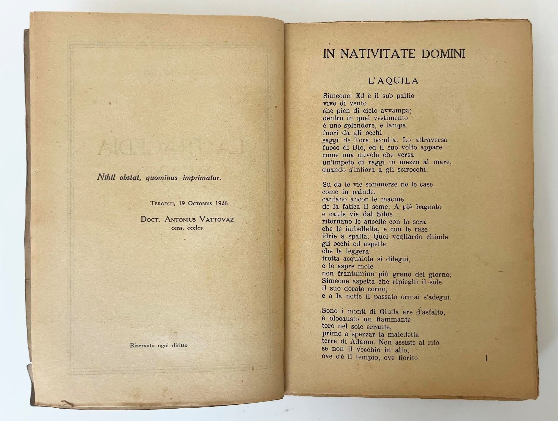 Luigi Crociato, La Tragedia Divina