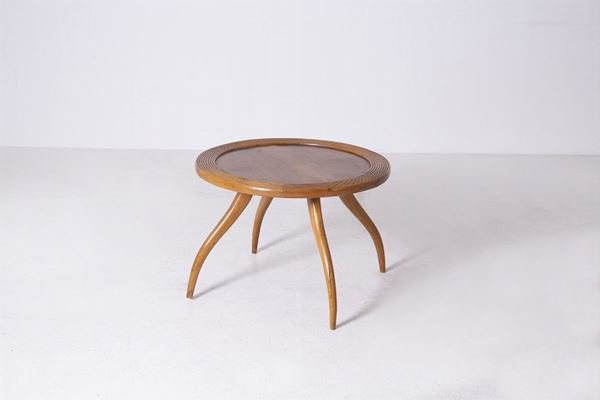 Osvaldo Borsani - Italian Coffee Table in Wood (Attr.)