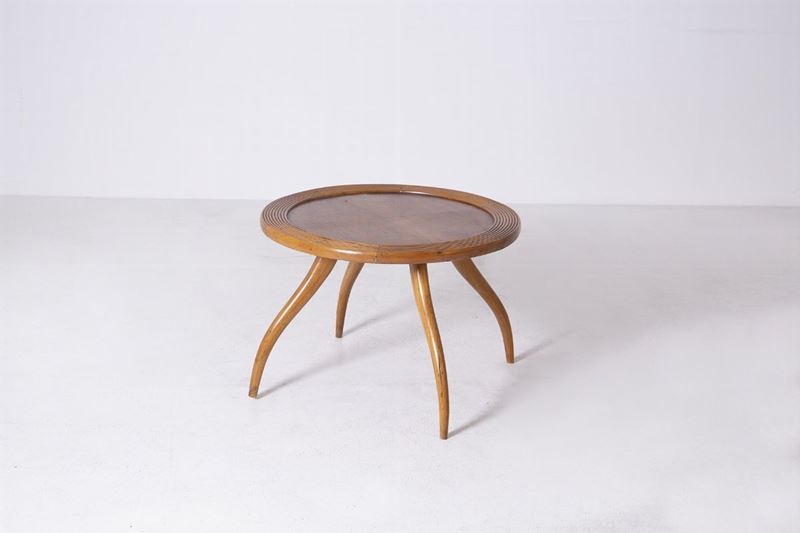 Tavolino Italiano in Legno (attr.)