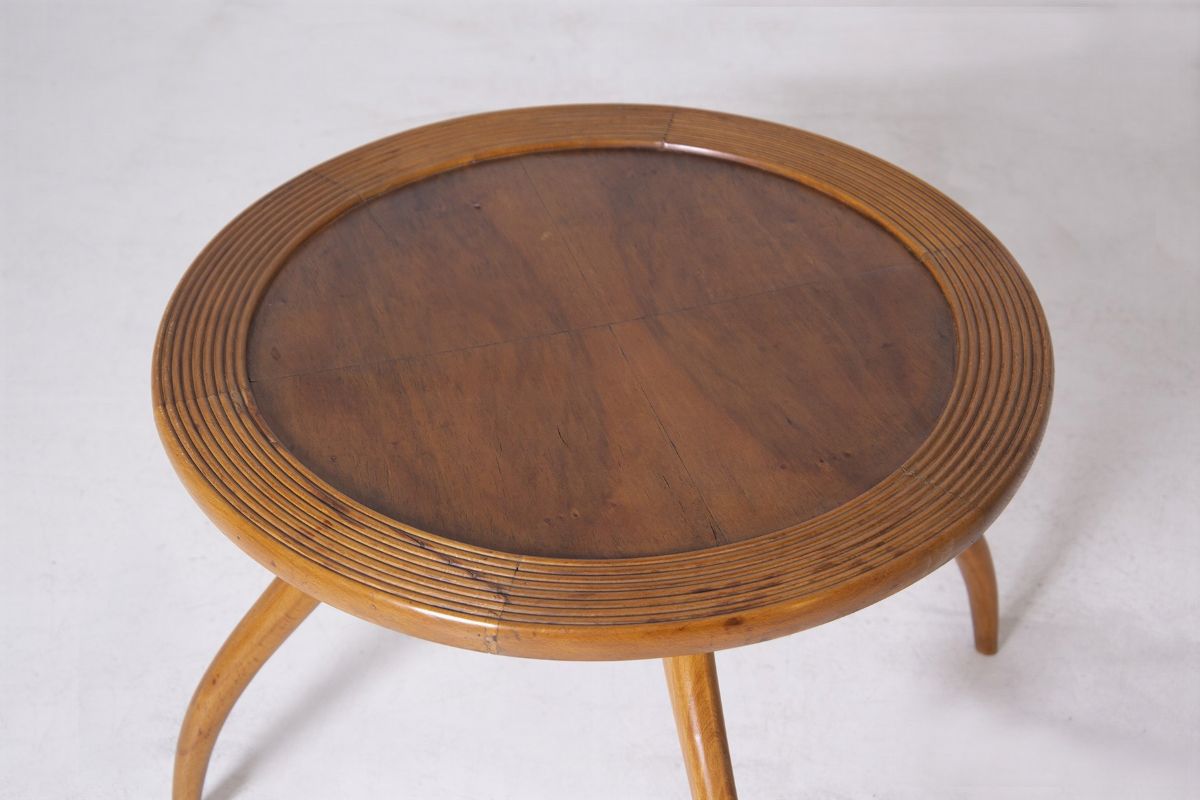 Tavolino Italiano in Legno (attr.)
