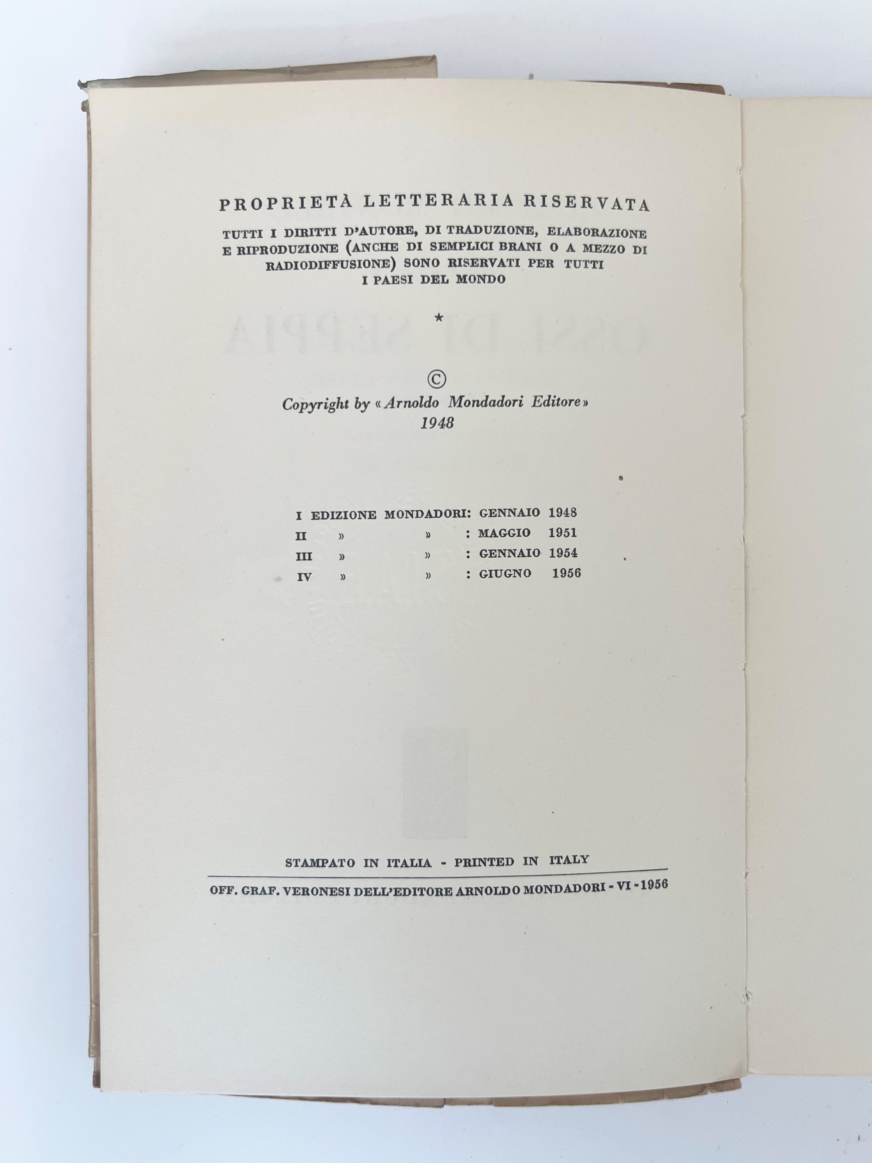 Eugenio Montale, Ossi di seppia, Poesie I