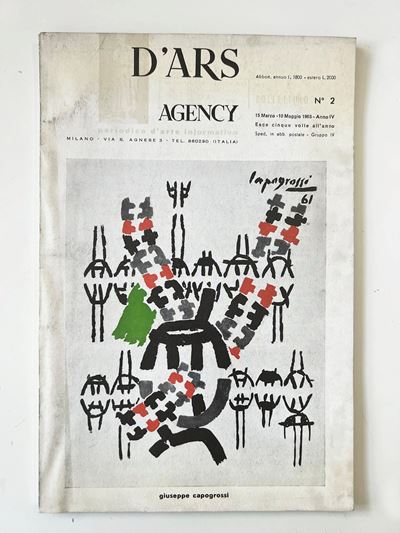D'Ars Agency, Bollettino d’Arte Informativo, Anno IV n. 2 (marzo–maggio 1963)