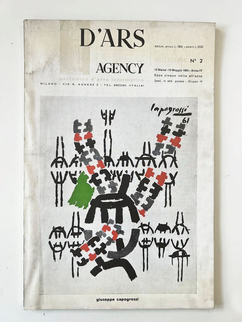 D'Ars Agency, Bollettino d’Arte Informativo, Anno IV n. 2 (marzo–maggio 1963)