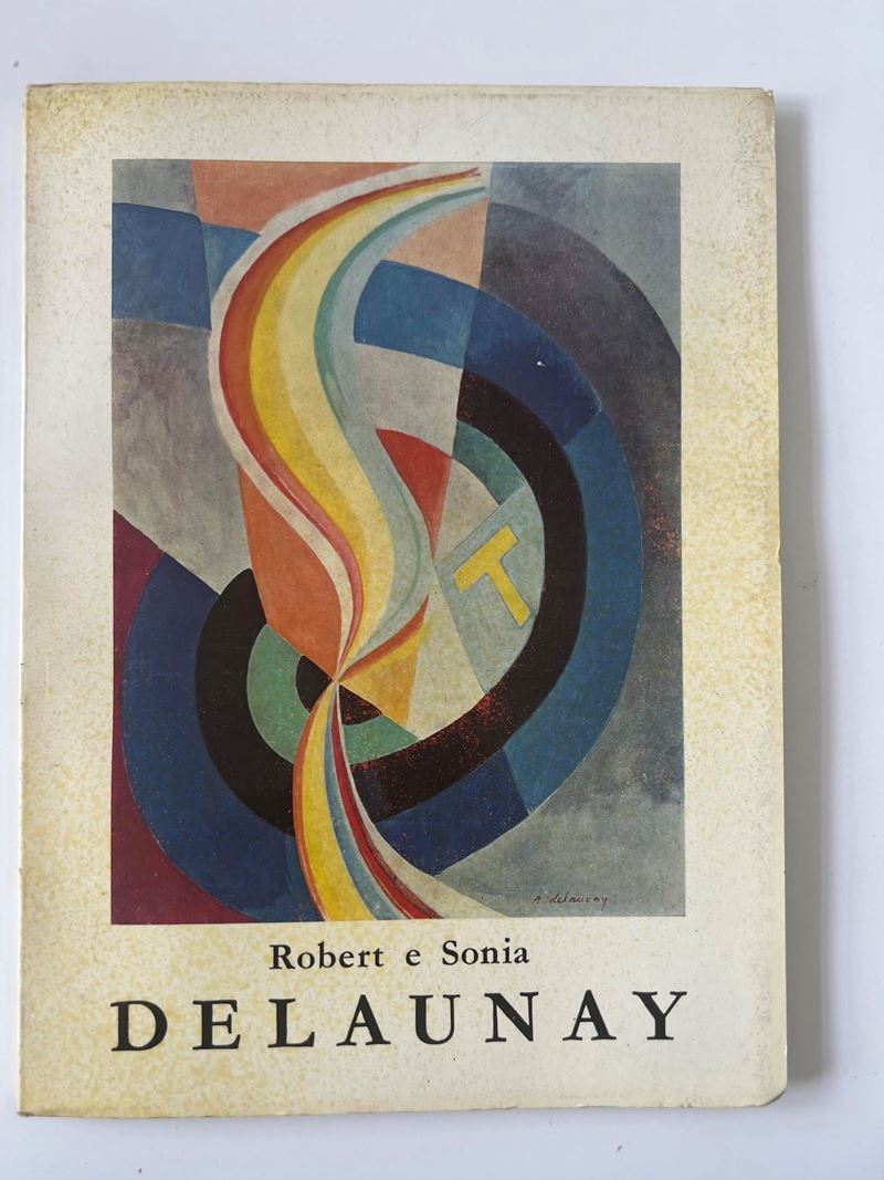 Robert e Sonia Delaunay, Catalogo della mostra (Torino, marzo 1960), brossura editoriale con cope...