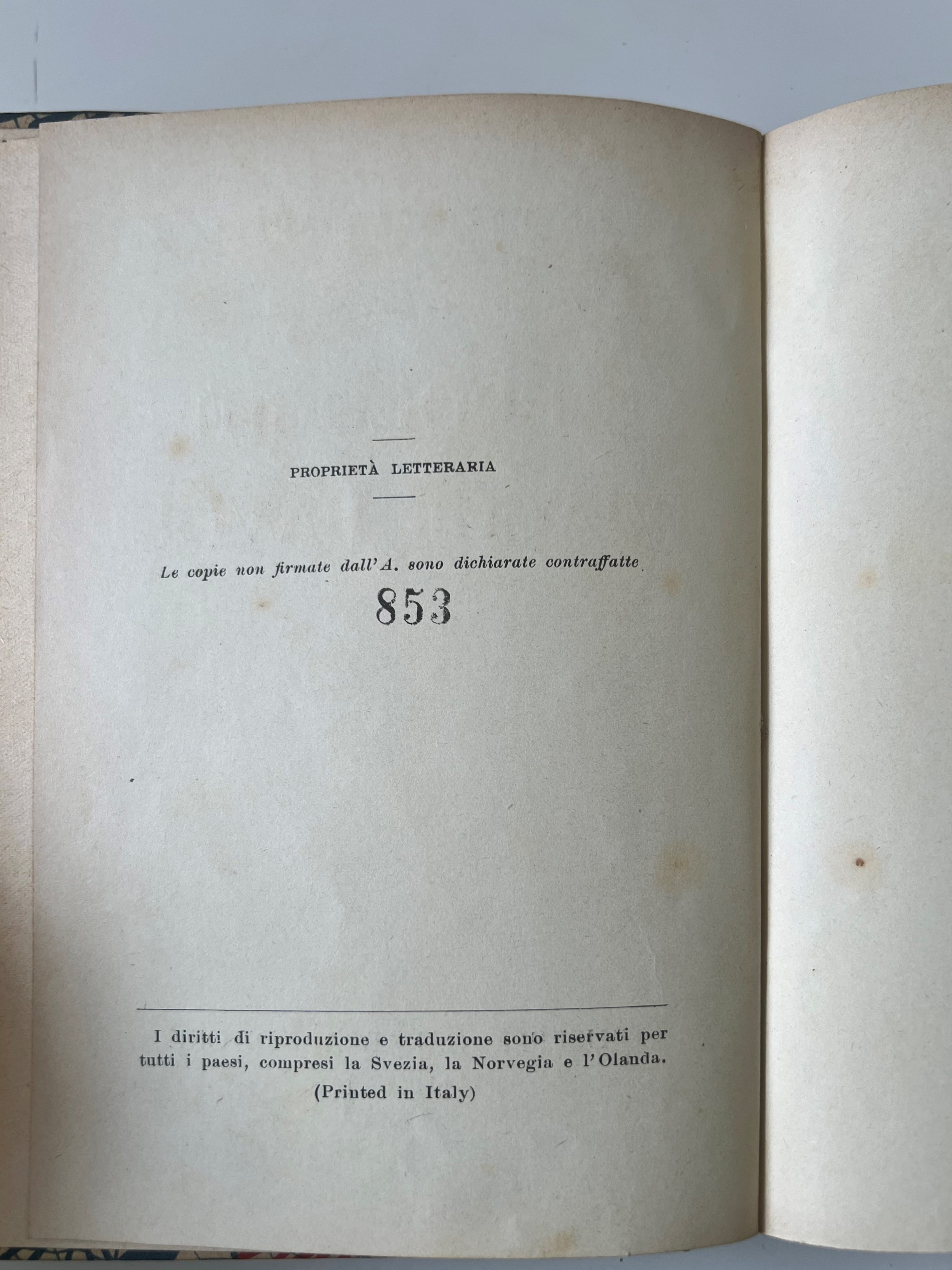 Cardarelli, Prologhi, viaggi, favole, dedica firmata e numerata