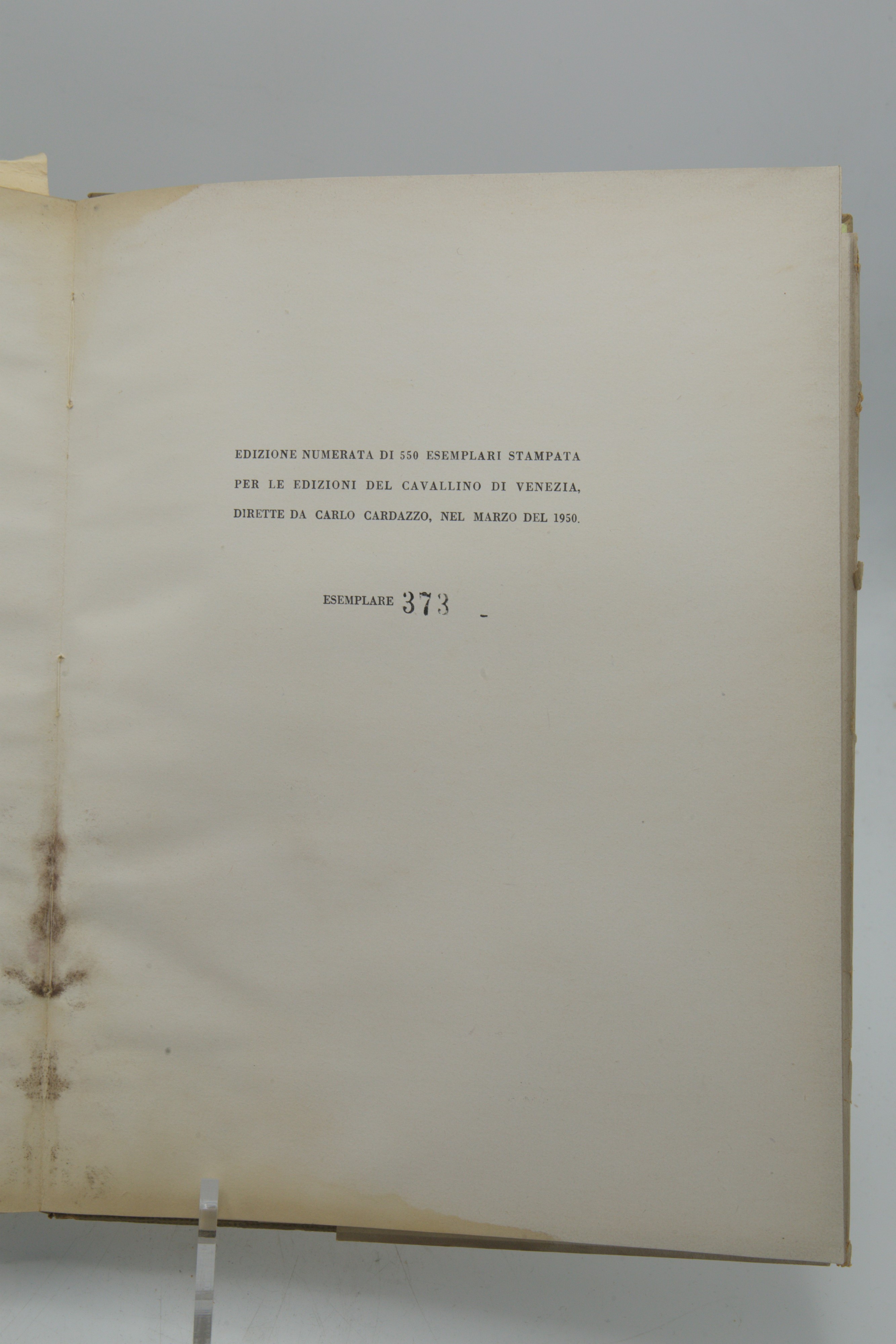 Filippo De Pisis, Disegni (edizione numerata, marzo 1950)