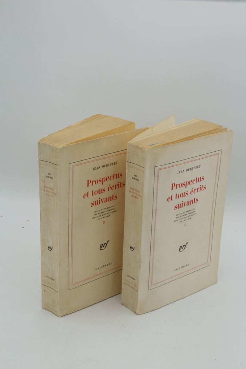 Prospectus et tous écrits suivants, Tome I-II, Jean Dubuffet