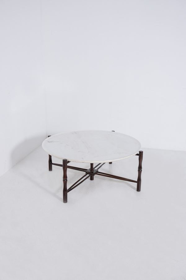 Giuseppe Scapinelli,Sergio Rodrigues - Coffee Table with Marble top