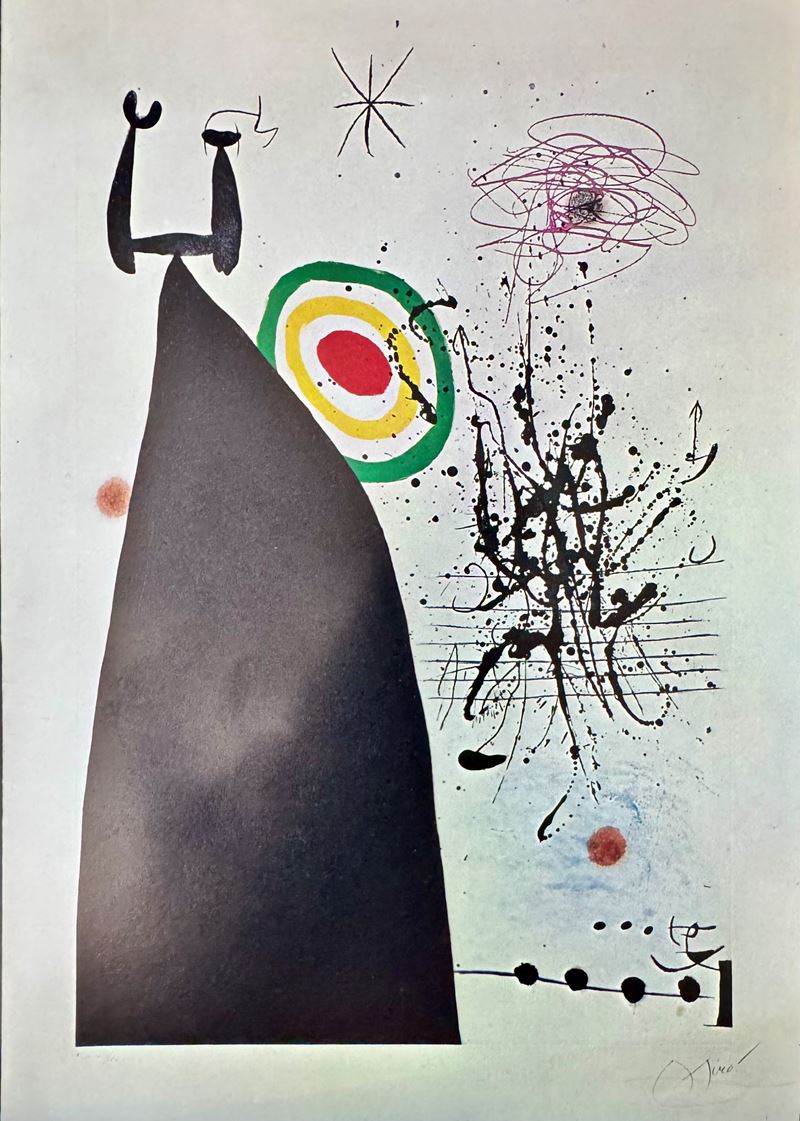 Joan Miró: Oli, Guaches e Grafica Selezionata — Invito/Locandina della mostra