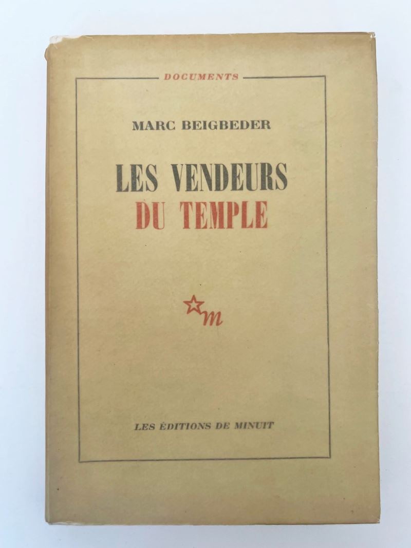 Marc Beigbeder, I Venditori del Tempio