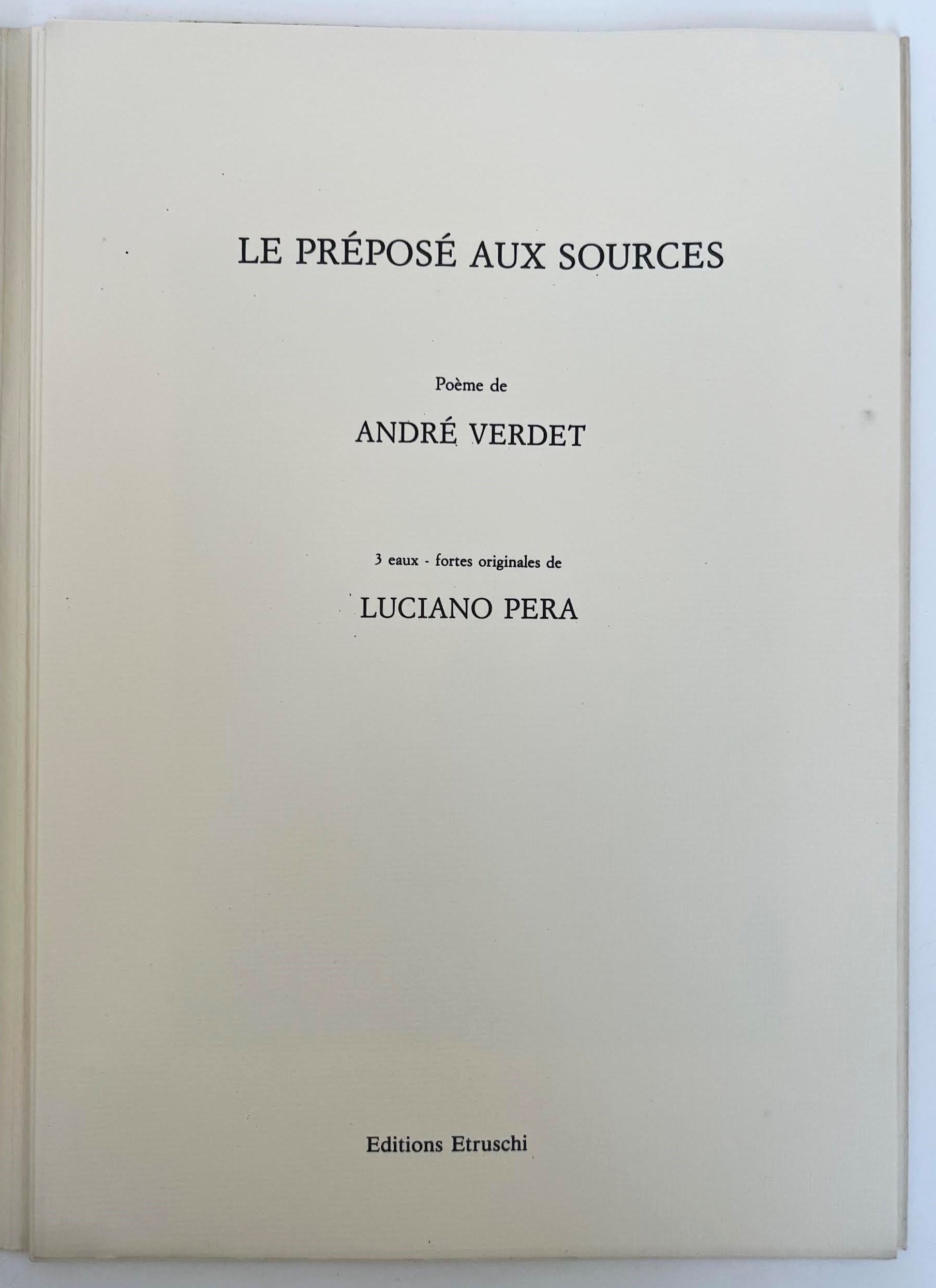 Il Preposto alle Fonti