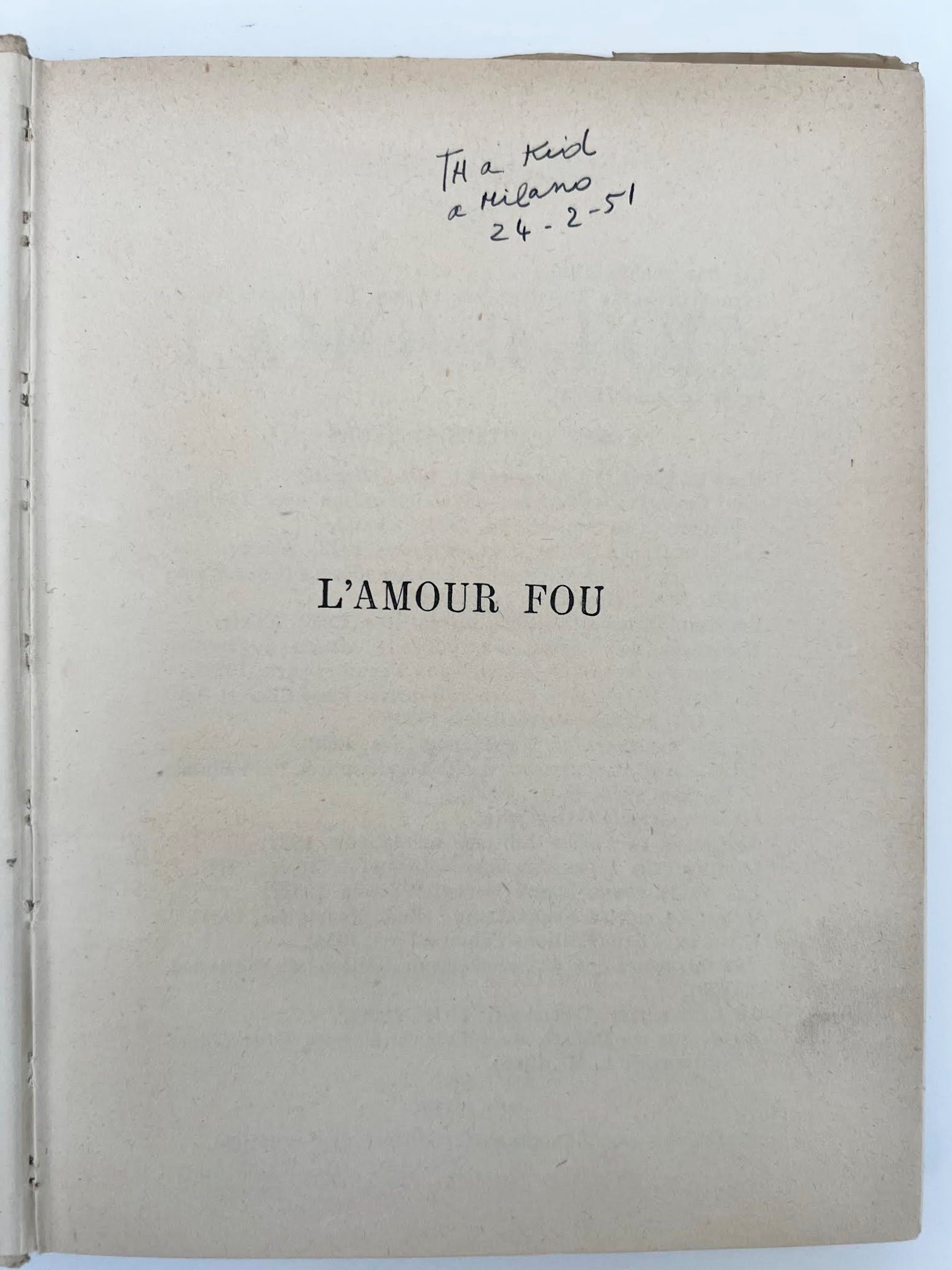 L'Amour fou