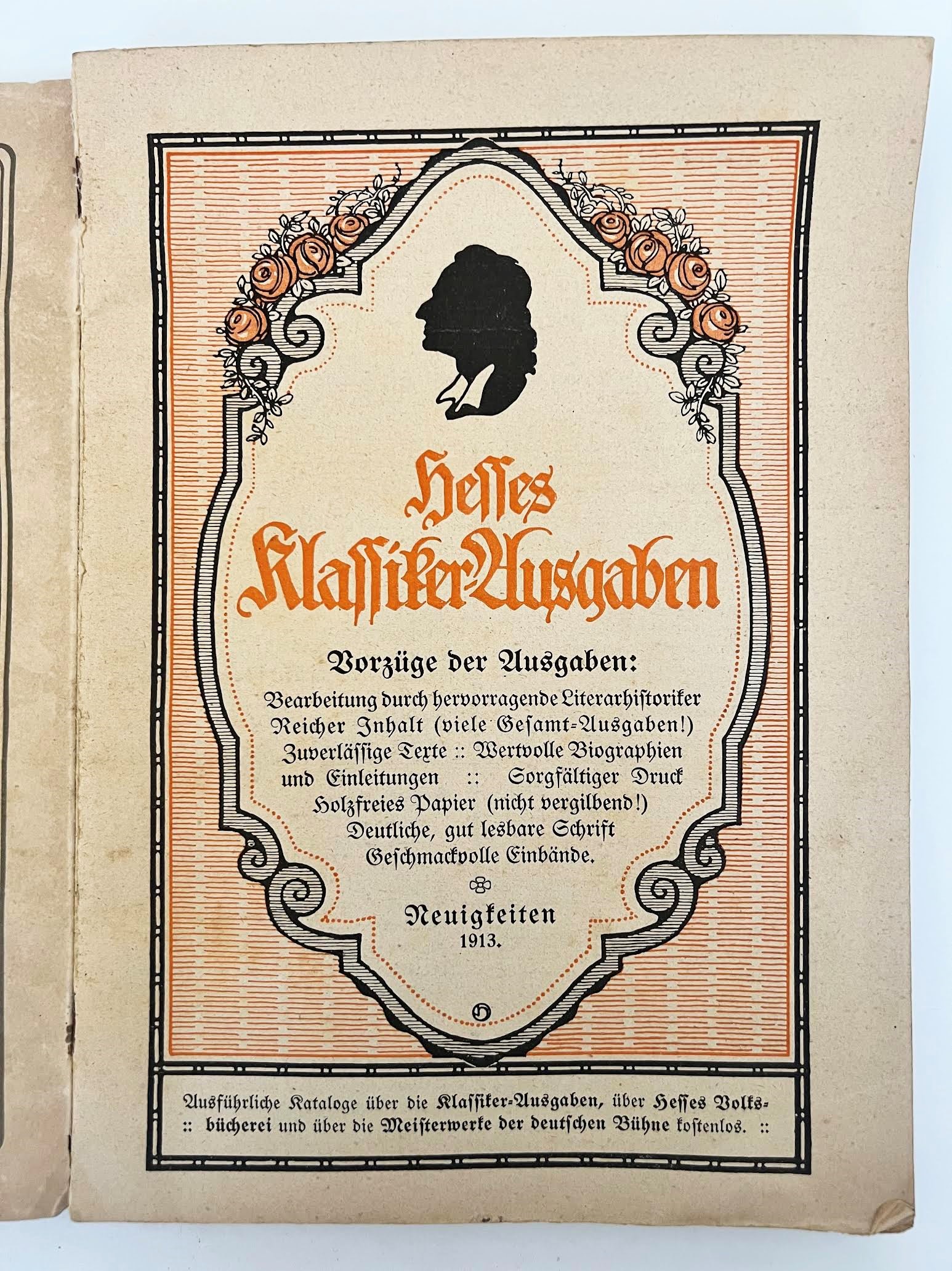 Seemann, Seemann's Literarischer Jahresbericht e Weihnachts-Katalog per il 1913 con catalogo prom...