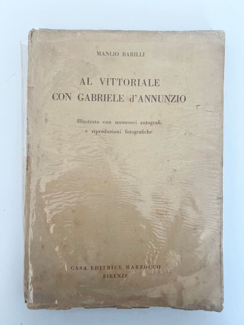 Manlio Barilli, Al Vittoriale con Gabriele d'Annunzio