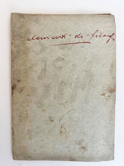 Società Anonima Alberto Matarelli, Elementi di Filosofia (1936), volumetto scolastico in brossura