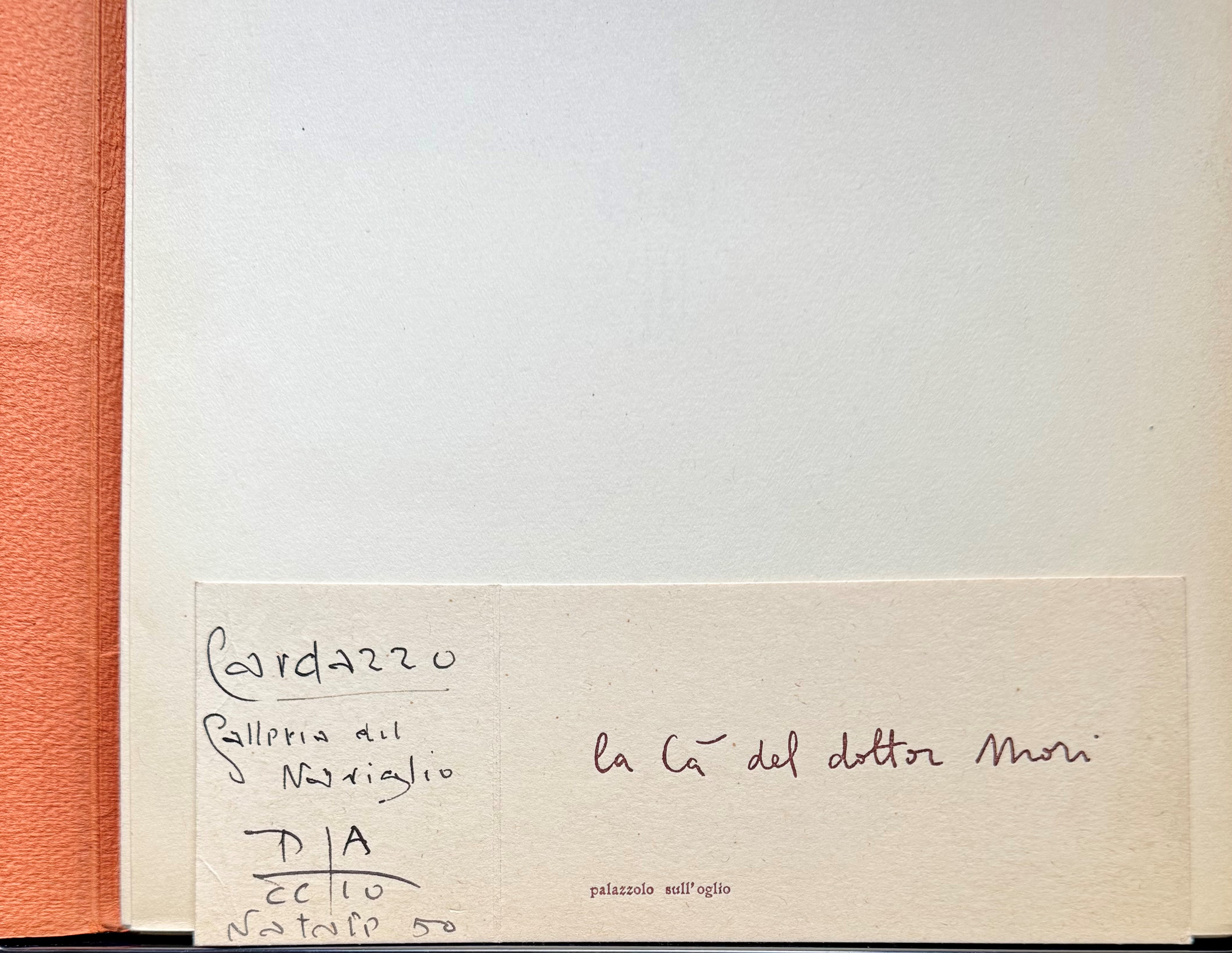DACCIO (Guido Mori) Preghiere della Cà