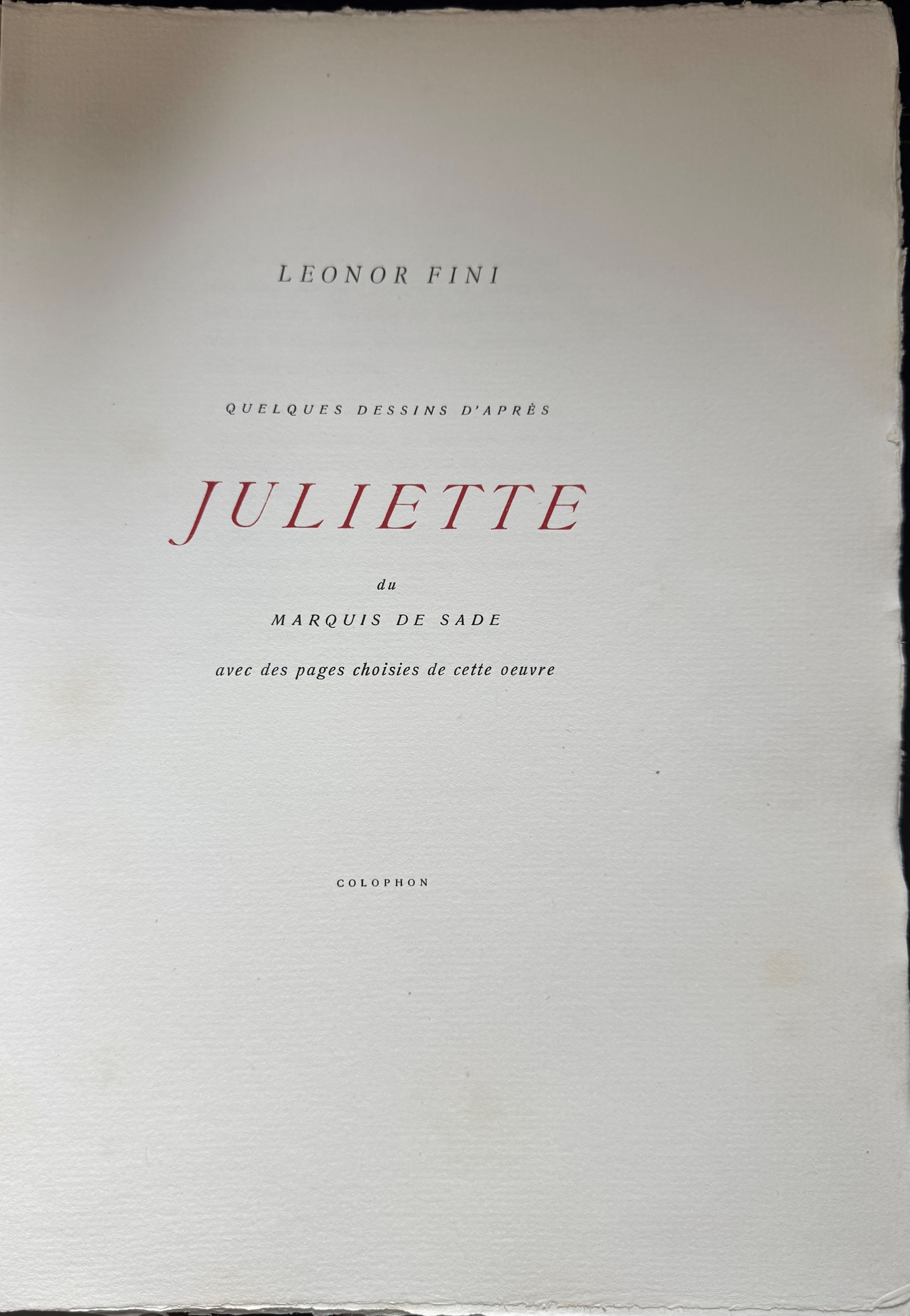 Quelques dessins d'après Juliette du Marquis de Sade