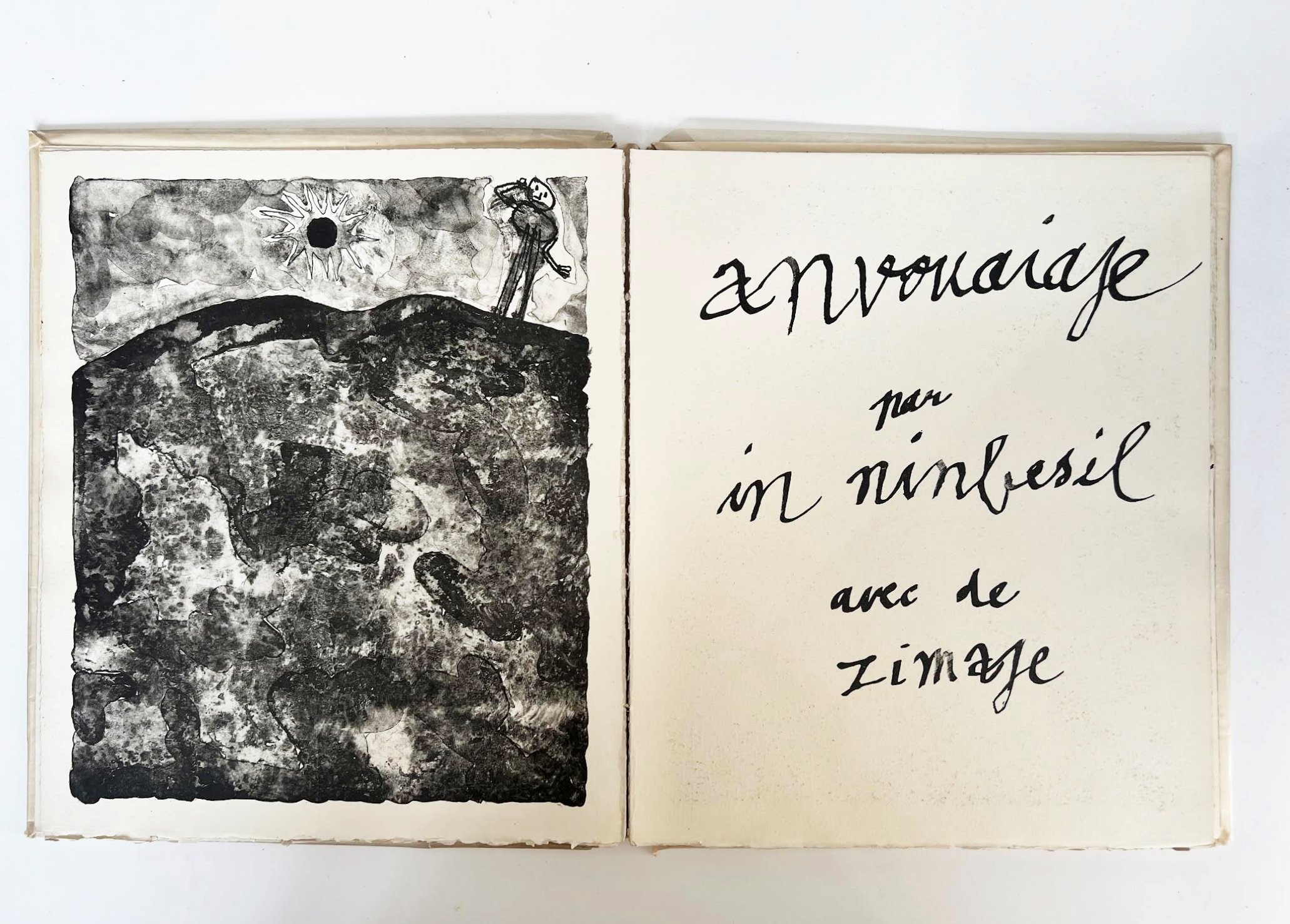 Jean Dubuffet, Anvouaiaje par in ninbesil avec de zimaje