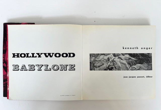 Kenneth Anger, Hollywood Babylon, prima edizione francese (1959)